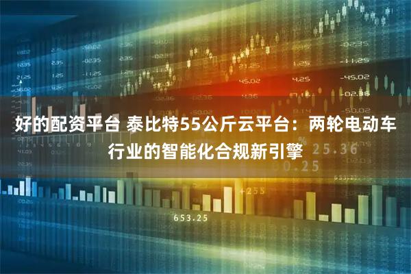 好的配资平台 泰比特55公斤云平台：两轮电动车行业的智能化合规新引擎